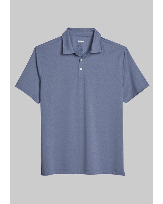 JoS. A. Bank Traveler Collection Tailored Fit Solid Polo Heather Large