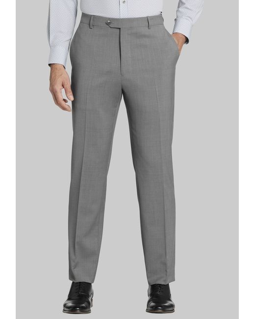 JoS. A. Bank Traveler Collection Tailored Fit Flat Front Dress Pants 32x32