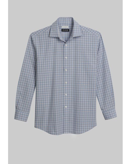 JoS. A. Bank Traditional Fit Grid Line Casual Shirt Small