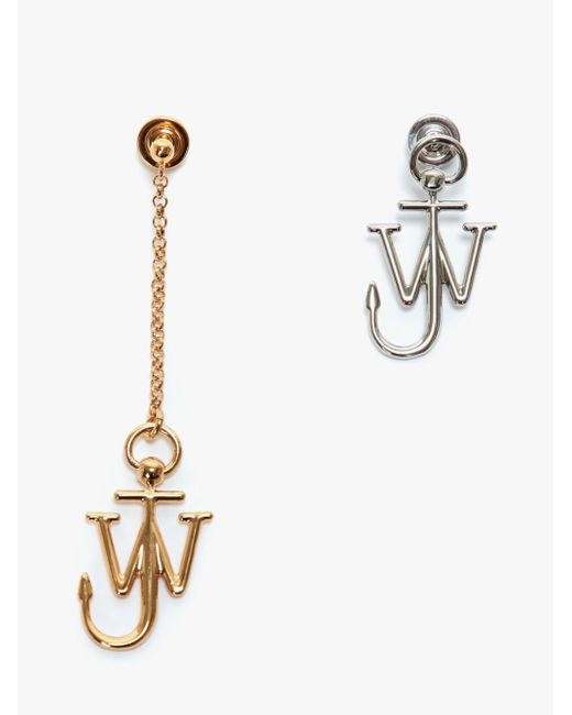 J.W.Anderson Asymmetric Anchor Earrings