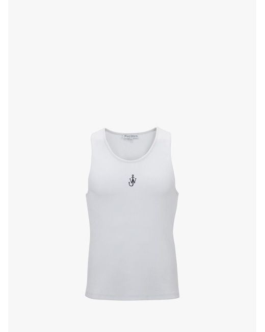J.W.Anderson Tank Top With Anchor Logo Embroidery