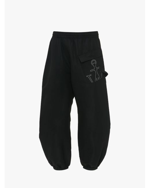 J.W.Anderson Twisted Joggers With Anchor Logo Print