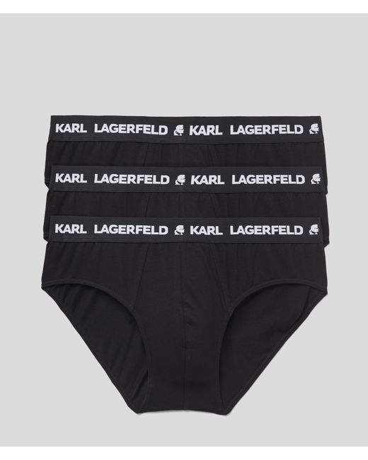 Karl Lagerfeld Logo Briefs 3-pack Man