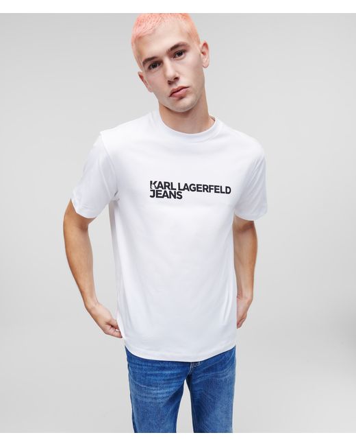 Karl Lagerfeld Klj Logo T-shirt Man