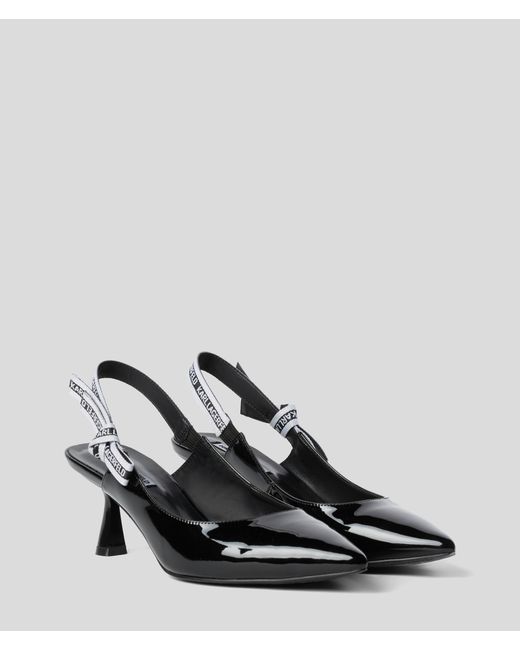 Karl Lagerfeld Panache Ribbon Slingback Shoes