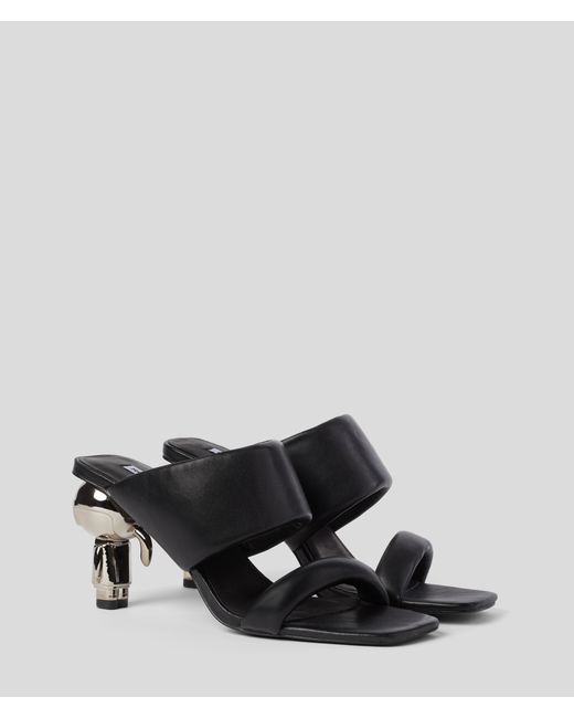 Karl Lagerfeld Ikon Heel 2-strap Sandal