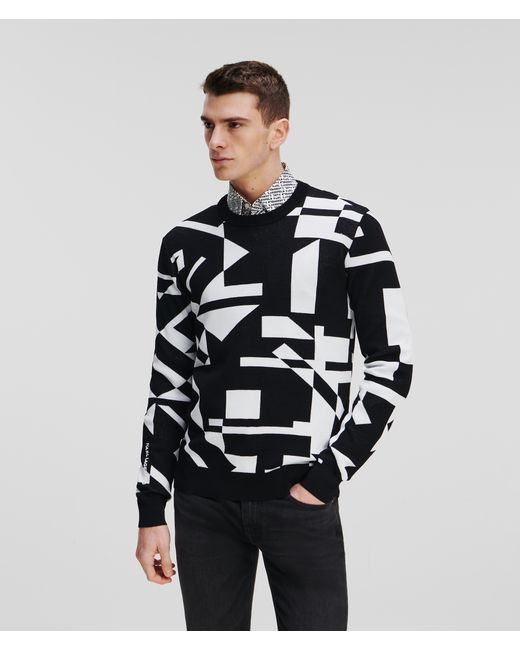 Karl Lagerfeld Knit Crew Neck Sweater Man S