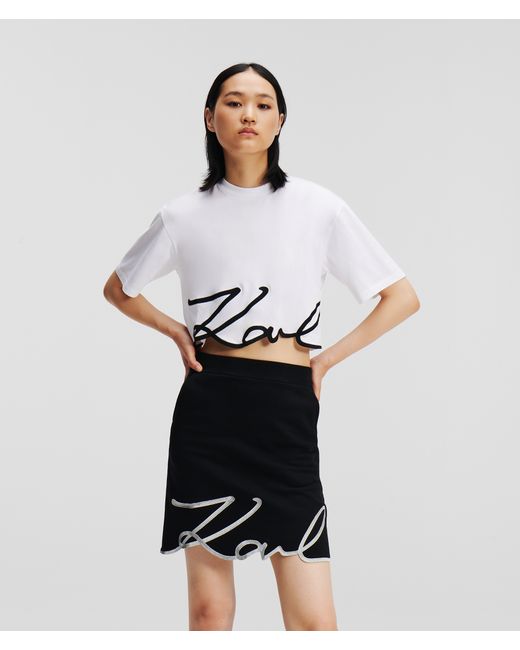 Karl Lagerfeld Karl Signature Hem T-shirt