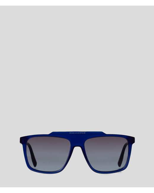 Karl Lagerfeld Blok Logo Sunglasses Man One