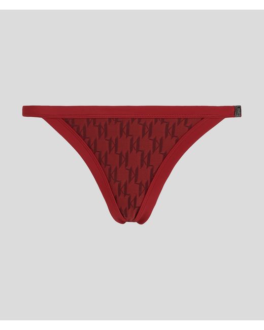 Karl Lagerfeld Kl Monogram Bikini Bottoms