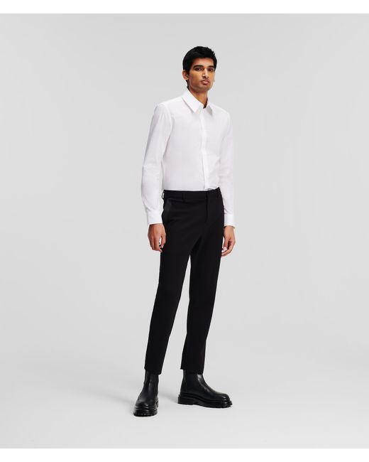 Karl Lagerfeld Classic-fit Punto Trousers Man