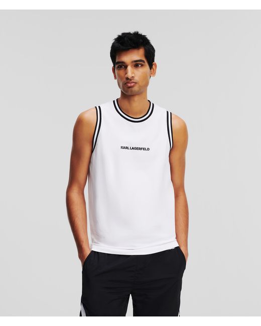 Karl Lagerfeld Sleeveless Crew Neck T-shirt Man