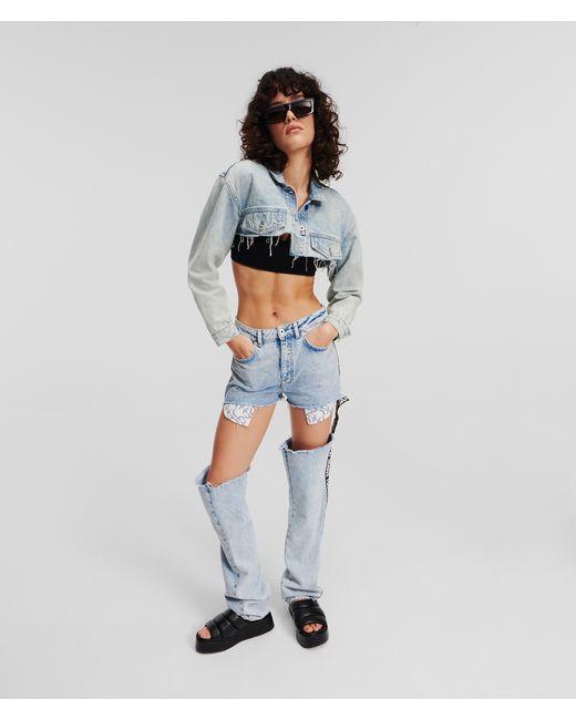Karl Lagerfeld Klj Transformable High-rise Jeans 2530