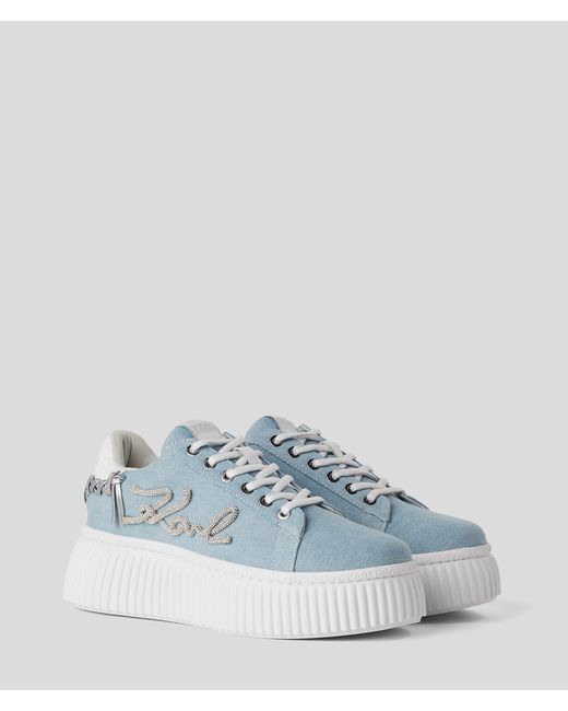 Karl Lagerfeld Whipstitch Sneakers