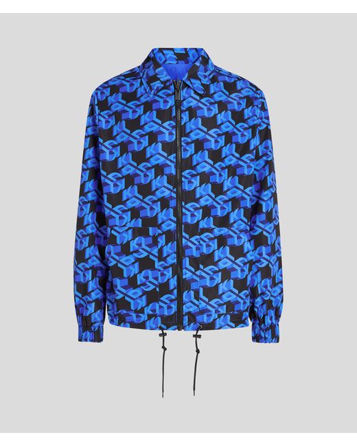 Karl Lagerfeld Klj Monogram Reversible Jacket Man