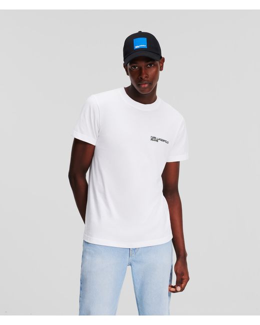 Karl Lagerfeld Klj Logo Slim-fit T-shirt Man