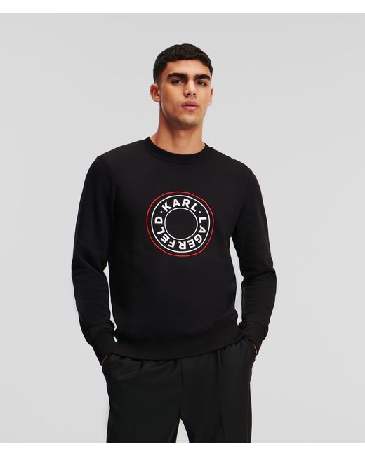 Karl Lagerfeld Circle Logo Sweatshirt Man
