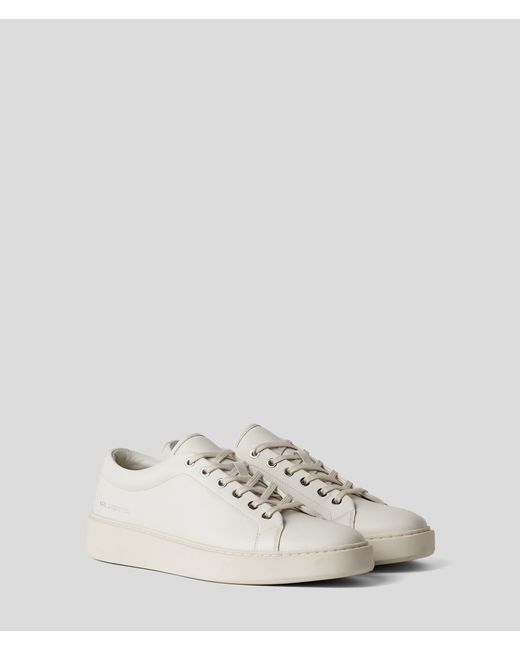 Karl Lagerfeld Flint Leather Sneakers Man