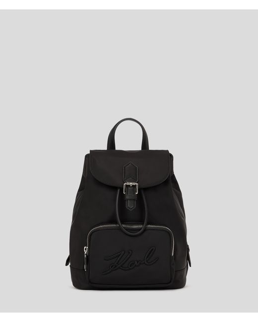Karl Lagerfeld K/signature Nylon Backpack
