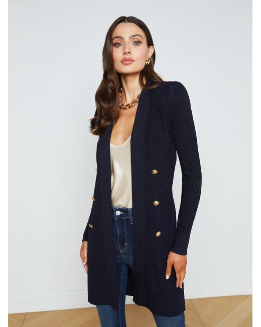 L'agence Noe Double-Breasted Cardigan