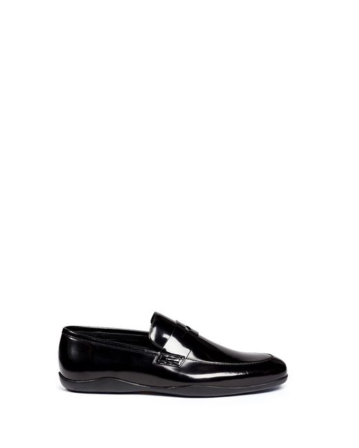 Harrys Of London Downing patent leather penny loafers