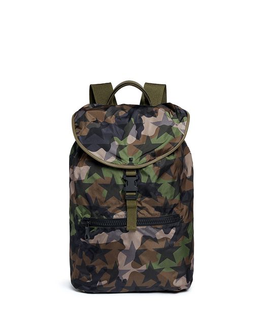 Valentino Camustars nylon backpack