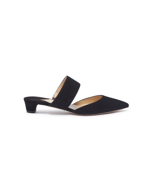 Paul Andrew Right Away cutout suede mules