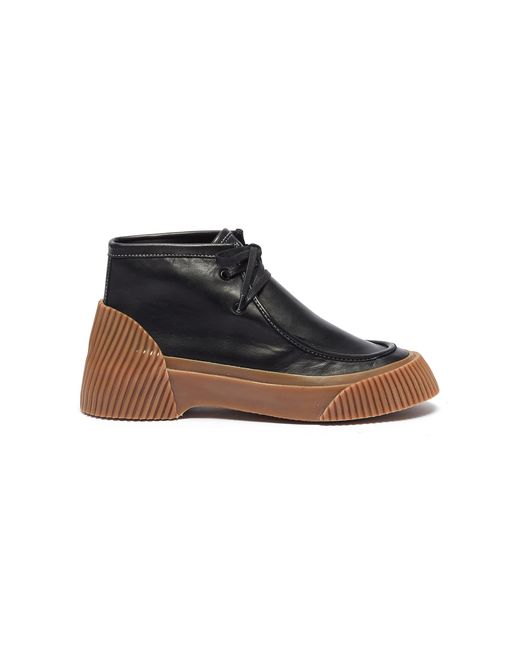 3.1 Phillip Lim Lela vulcanised outsole lace-up ankle boots