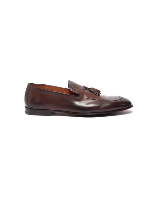 Doucal's Tassel leather loafers