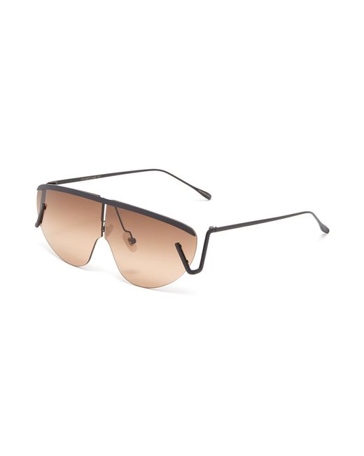 For Art's Sake Air metal browline sunglasses