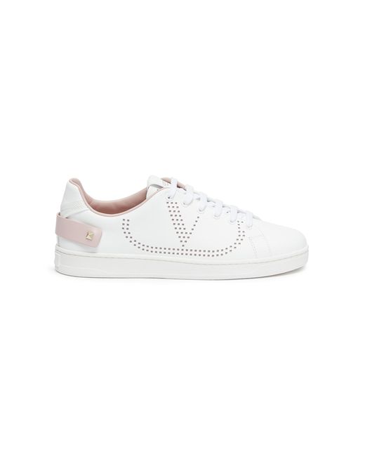 Valentino Backnet perforated VLOGO leather sneakers