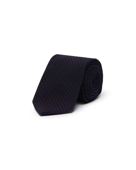 Drake's Dotted silk grenadine tie