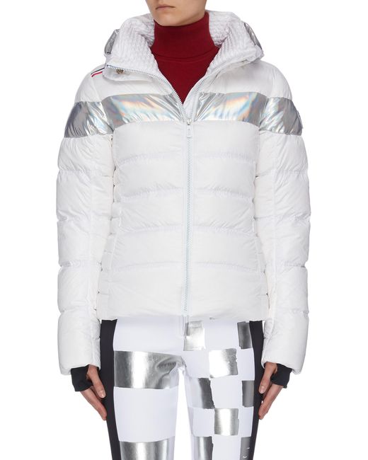 Rossignol Hiver holographic stripe down ski jacket