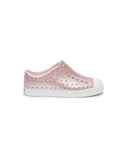 Native Jefferson perforated junior slip-on sneakers