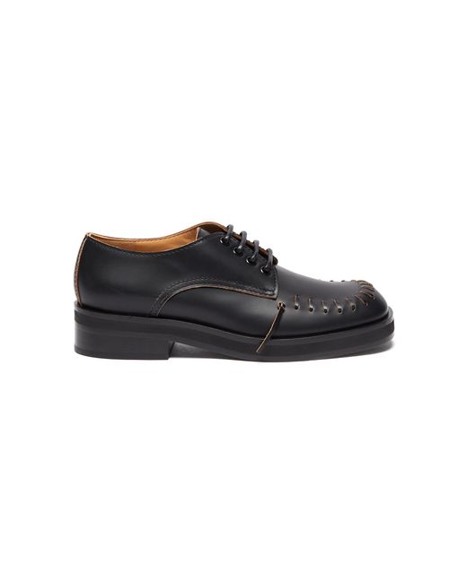 J.W.Anderson Topstitch Round Toe Derby Shoes