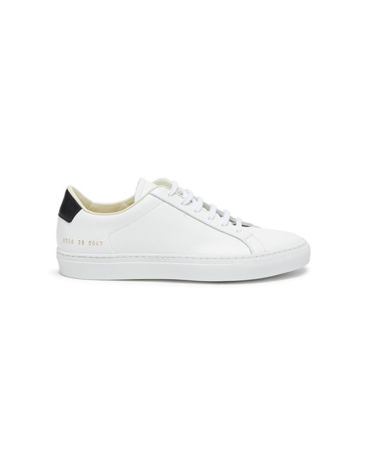 Common Projects Retro Low coloured tab leather sneakers