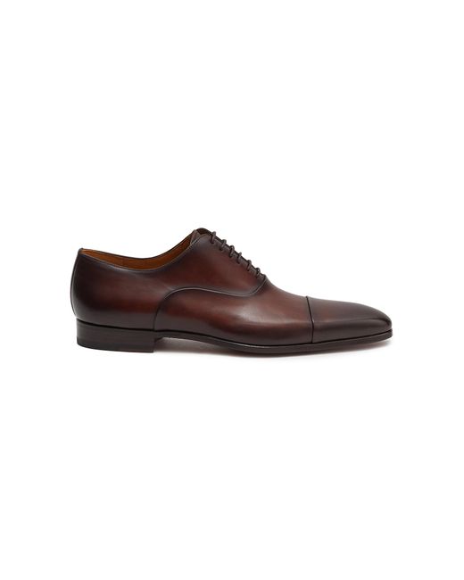 Magnanni Panelled Leather Oxfords