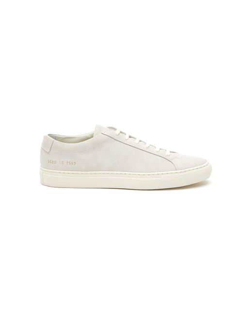 Common Projects ORIGINAL ACHILLES SUEDE LOW TOP LACE UP SNEAKERS