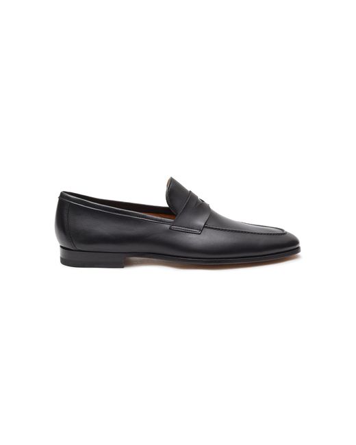 Magnanni Apron Toe Leather Penny Loafers