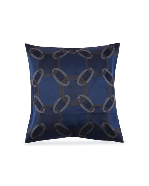 Frette Luxury Chains Decorative Pillow Case Midnight Storm Grey