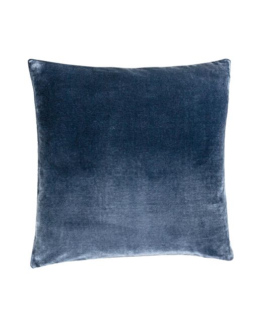 Frette Luxury Silk Velvet Decorative Cushion Case Lapis Lazuli
