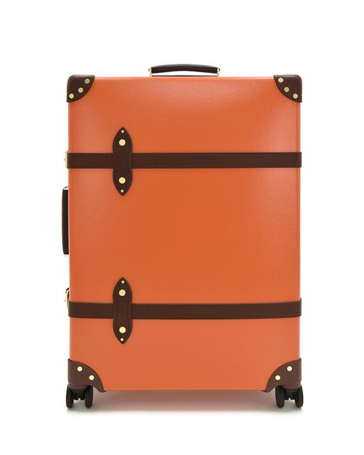 Globe-Trotter Centenary Large Check-In Suitcase Orange/