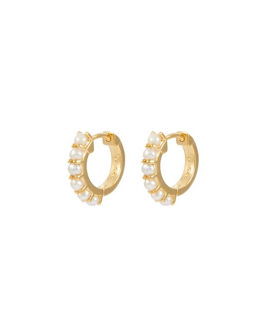 Missoma 18K Gold Plated Sterling Huggie Earrings