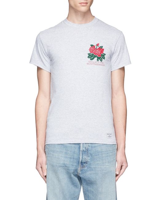 Bedwin & The Heartbreakers Ralph rose print T-shirt