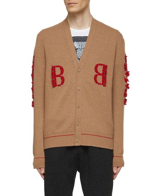 Barrie Embroidered BB And Floral Ornament Cardigan