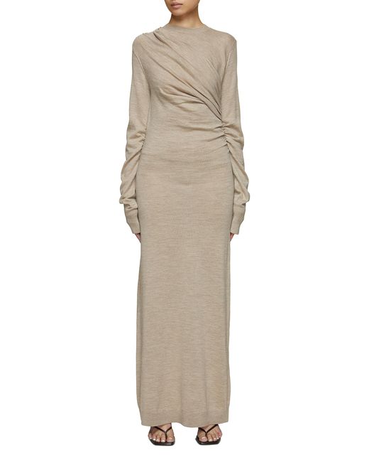 Tove Alice Gathered Front Maxi Dress