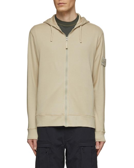 Stone Island Ghost Zip Front Hooded Jacket