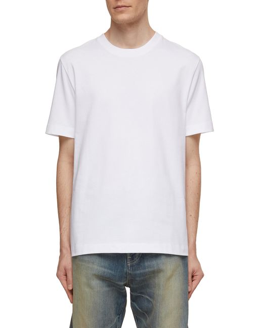 Helmut Lang Logo Back Cotton Jersey T-Shirt