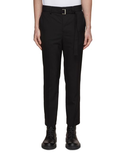 Sacai Belted Wool Suiting Pants