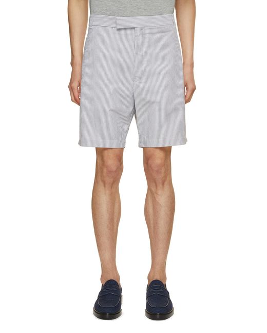 Thom Browne Striped Cotton Shorts